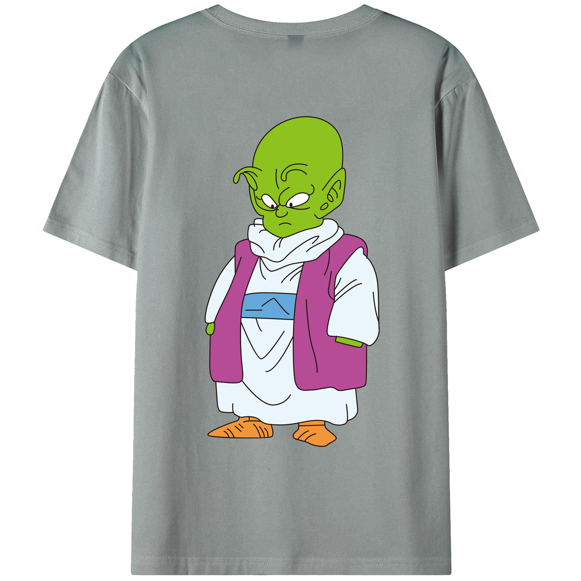 （画像用） ドラゴンボール ピッコロ DRAGON BALL Piccolo 綿100％ メンズ半袖Tシャツ（バックプリント） 通気性